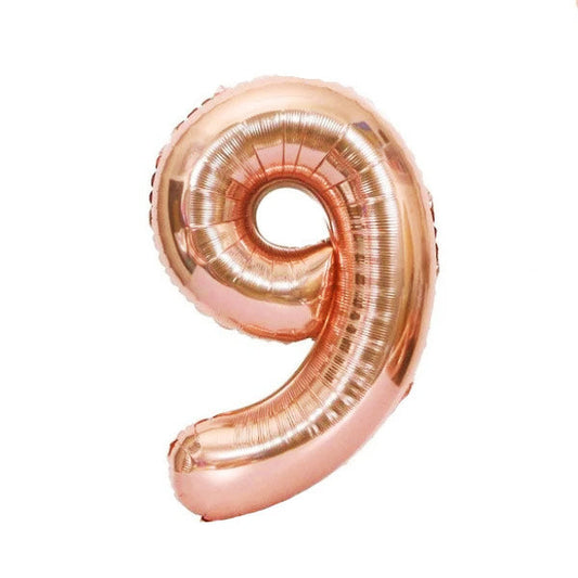 GLOBO 32" N°9 ROSEGOLD