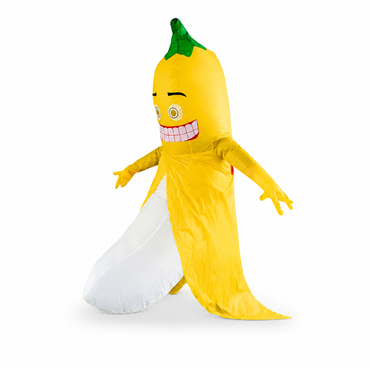 TRAJE ADULTO INFLABLE BANANA 160-190CM X1U