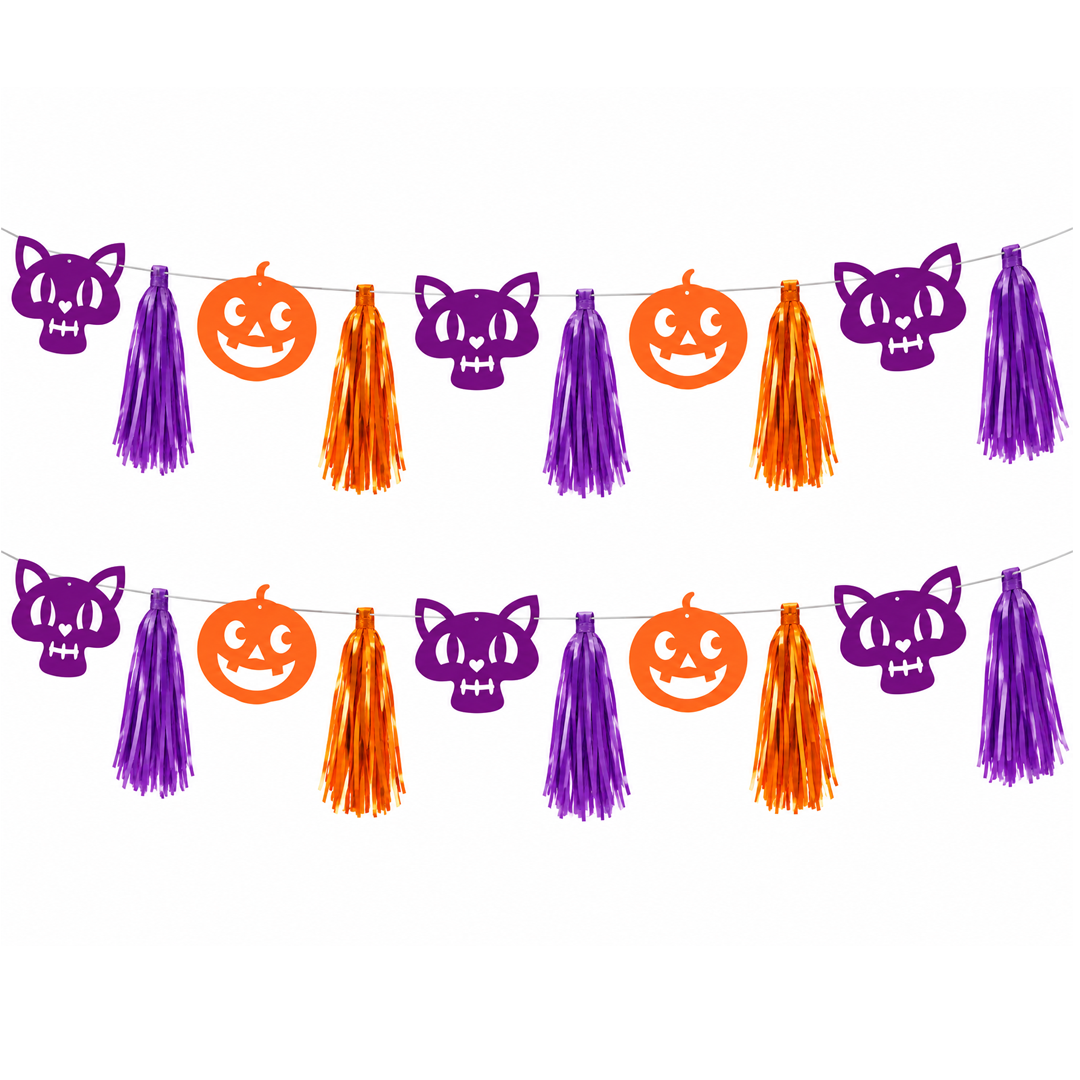 GUIRNALDA GATO CALABAZA X2.5M X1U