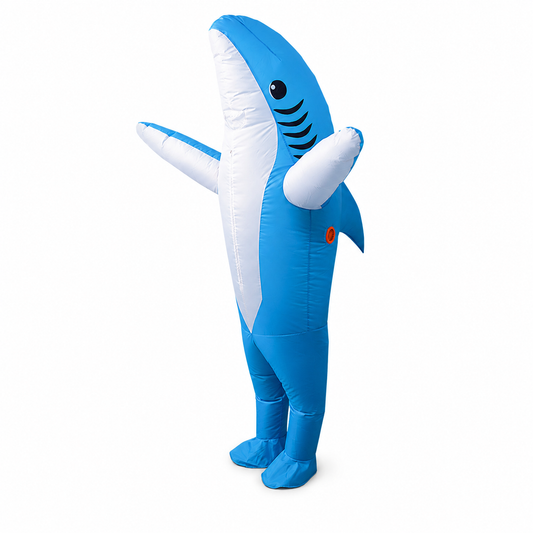 TRAJE ADULTO INFLABLE SHARK 160-190CM X1U