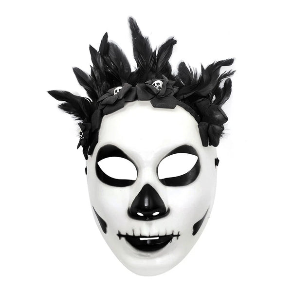 MASCARA PLASTICA CATRINA NEGRA