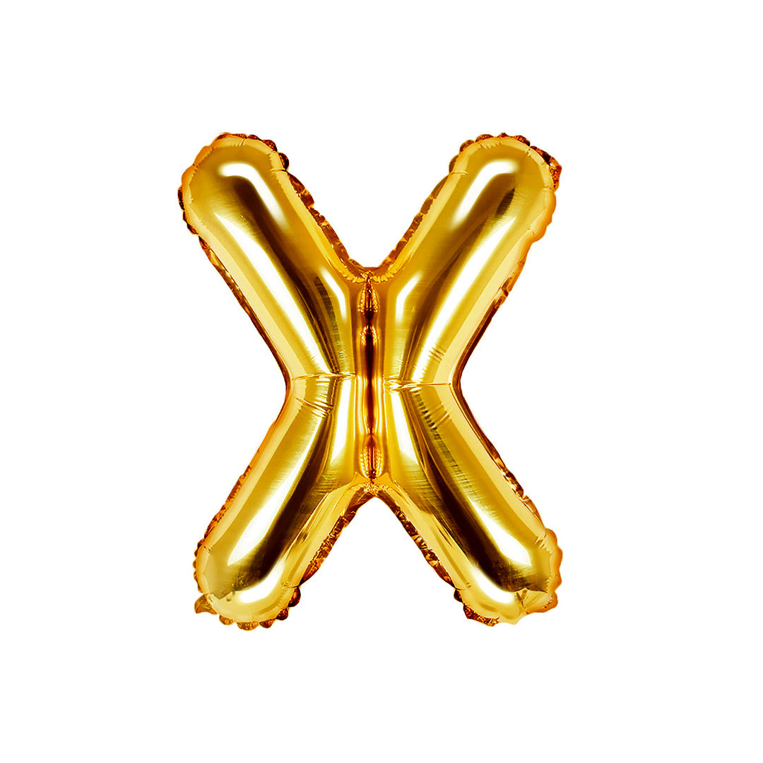GLOBO METALICO 16" 40CM DORADO X
