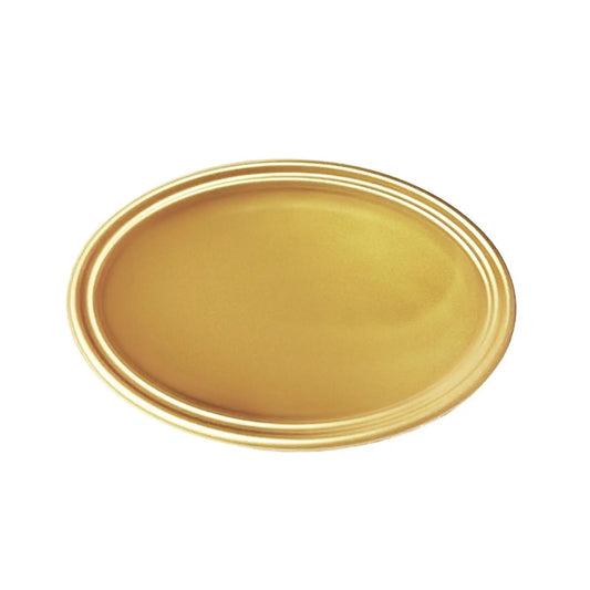 BANDEJA OVAL GRANDE DORADO X3 UNIDADES