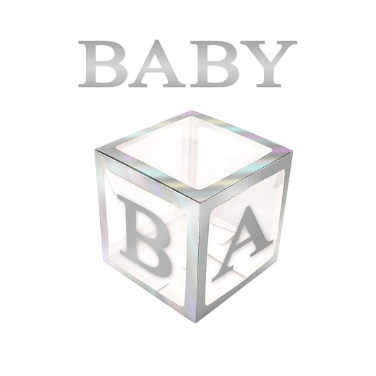 CAJA DECO 31X31 BABY METALIC PLATEADO X 1 UNI