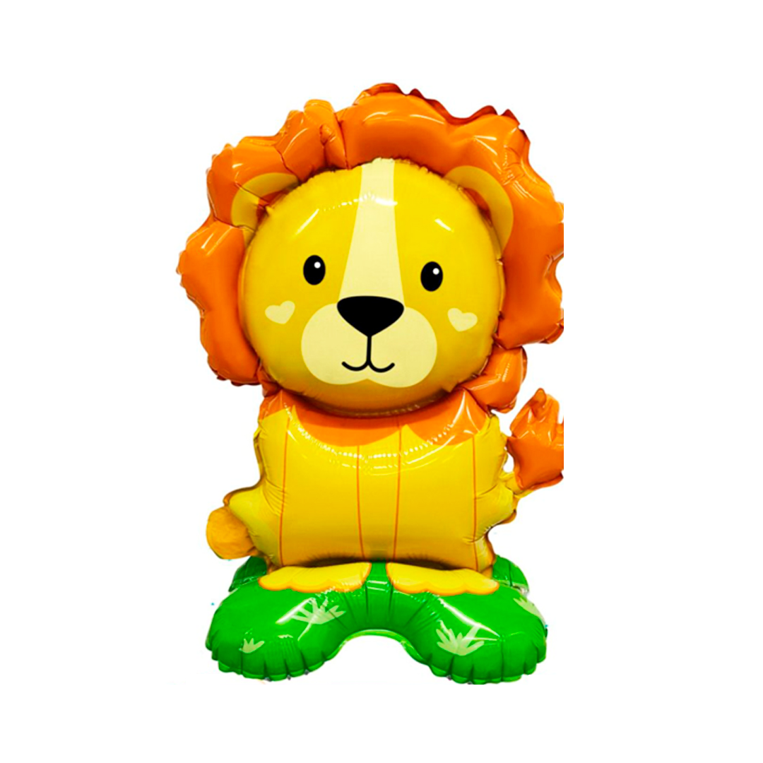GLOBO METALICO MINI LEON 42X30CM X1U