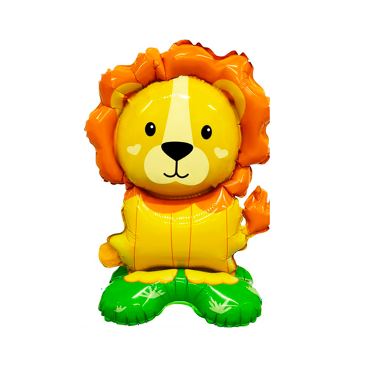 GLOBO METALICO MINI LEON 42X30CM X1U