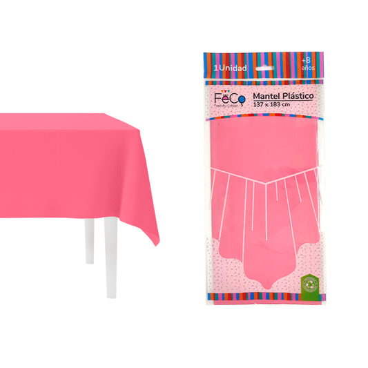 MANTEL PASTEL 137X183 FUCSIA X1UNI