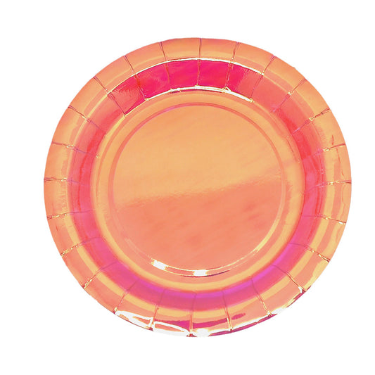 PLATO 7 CARTON NACARADO ROSADO X6U