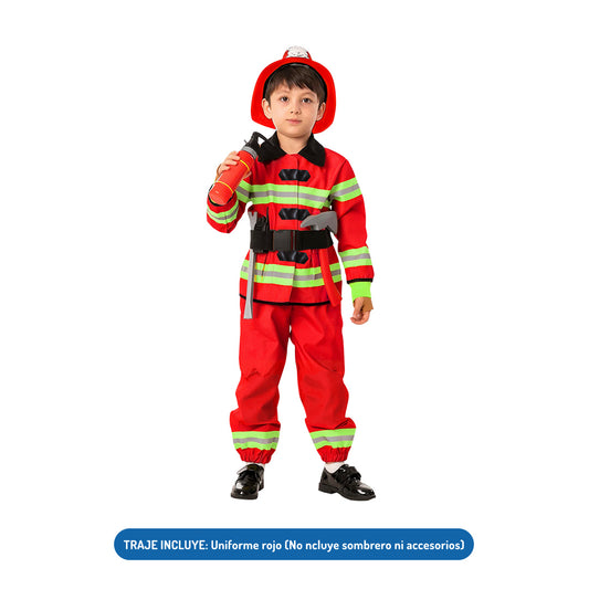 TRAJE BOMBERO - DIFERENTES TALLAS
