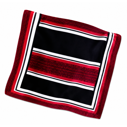 MANTA NEGRO/ROJO - DIFERENTES TALLAS