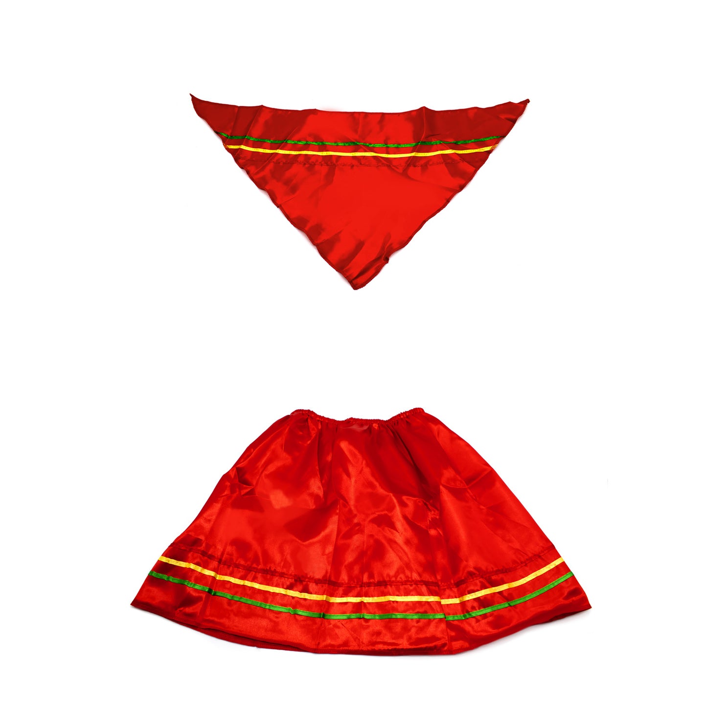 TRAJE NORTINO MUJER ROJO - DIFERENTES TALLAS