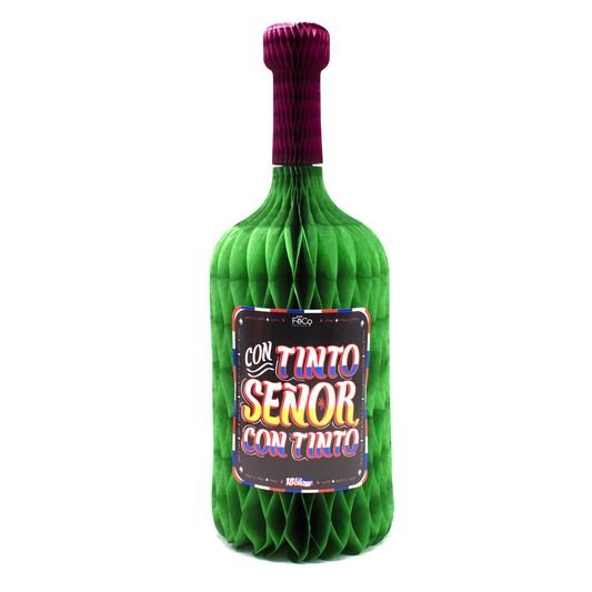 ADORNO 18 A LA CHILENA BOTELLA VINO 24X67 X1U