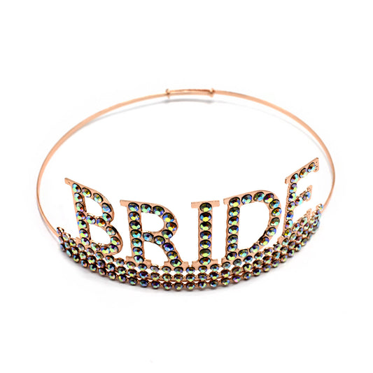 CORONA METALICA BRIDE ROSE GOLD X1U