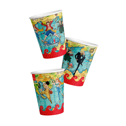 VASOS POLIPAPEL ONE PIECE X6U
