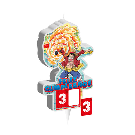 VELA 2D ADESIVO ONE PIECE X1U