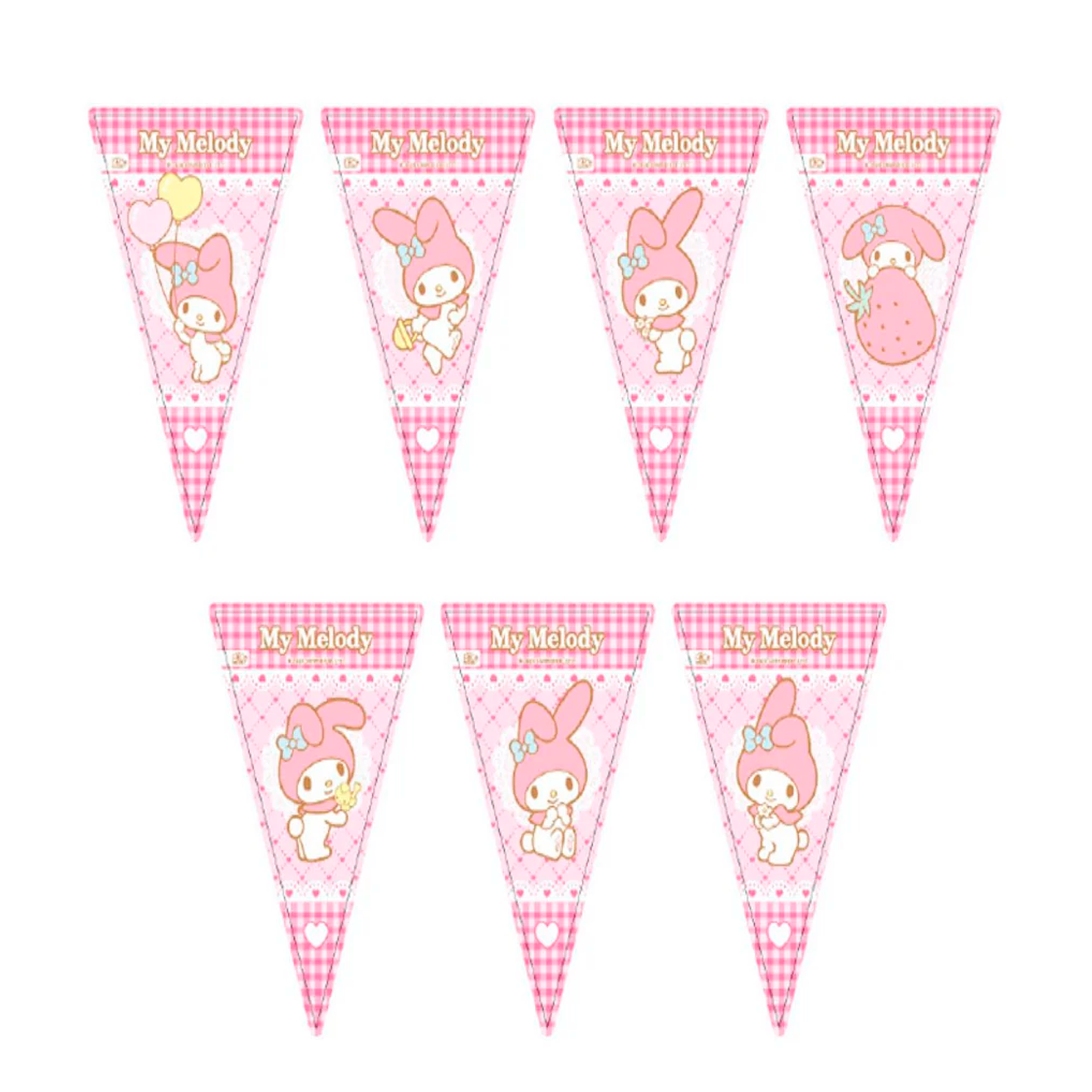 BANDERIN TRIANGULAR MY MELODY 2M X1U