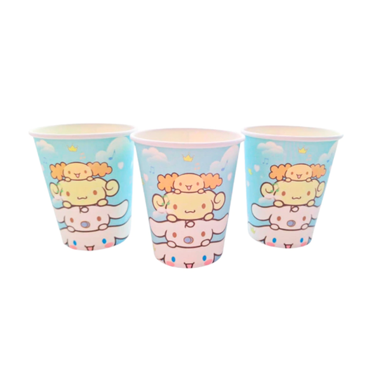 VASOS POLIPAPEL CINNAMOROLL X6U