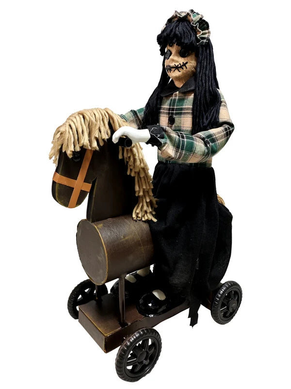 MUÑECA EN CABALLITO ANIMATRONICS 88CM X1U