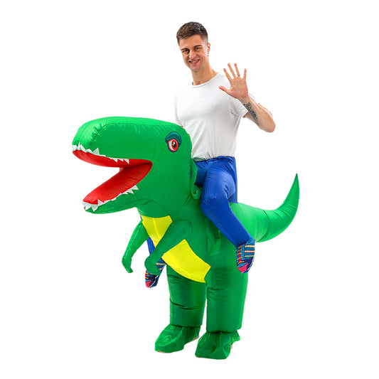 TRAJE ADULTO INFLABLE DINO RIDE 160-190CM X1U