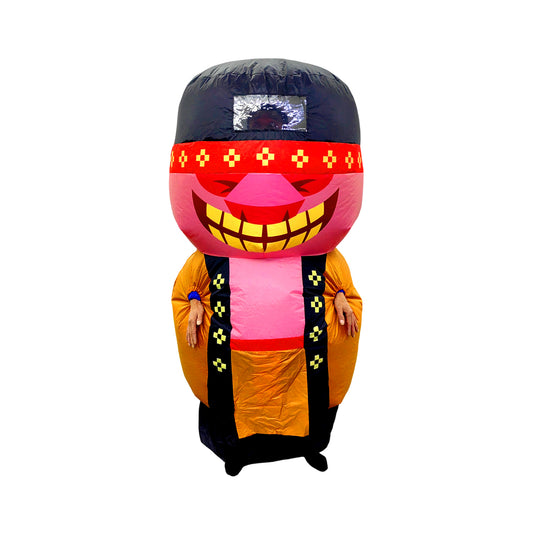 TRAJE ADULTO INFLABLE INDIO PICARO 160-190CM X1U