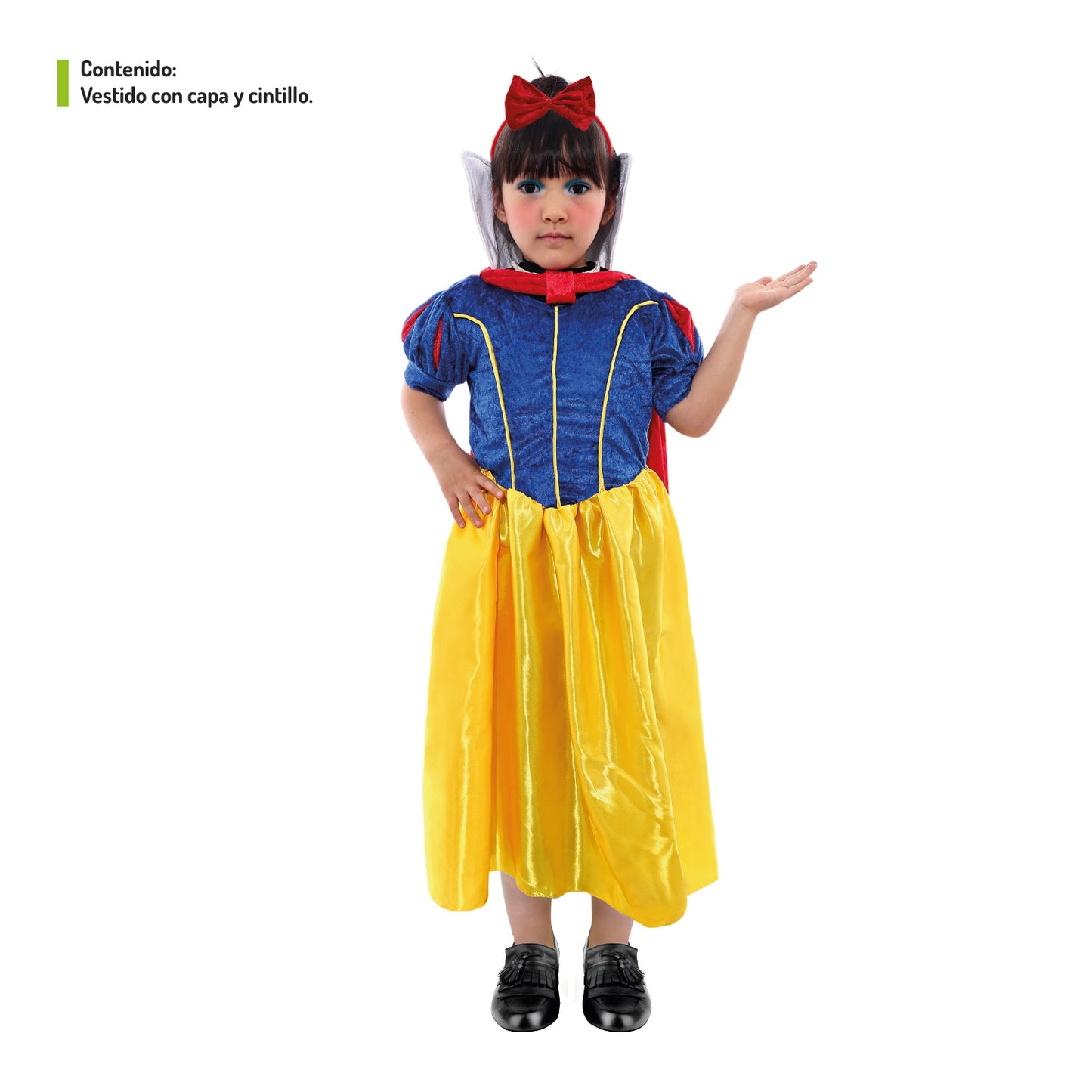 TRAJE PRINCESA AZUL - DIFERENTES TALLAS