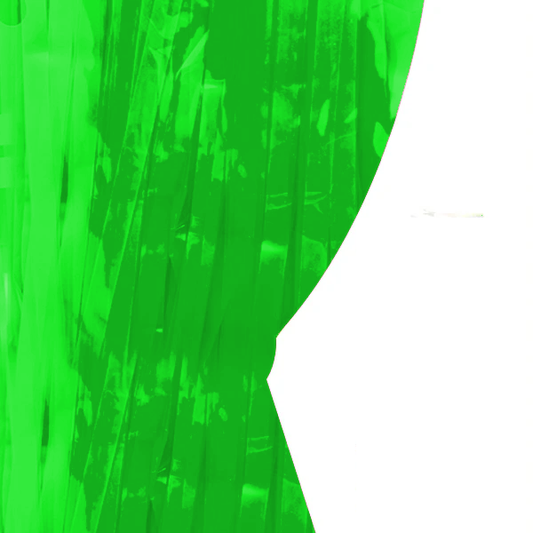 CORTINA FLUOR VERDE 2X1M