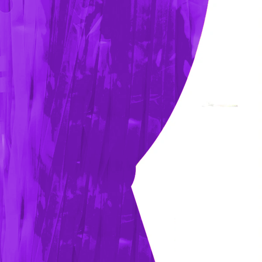 CORTINA FLUOR MORADO 2X1M