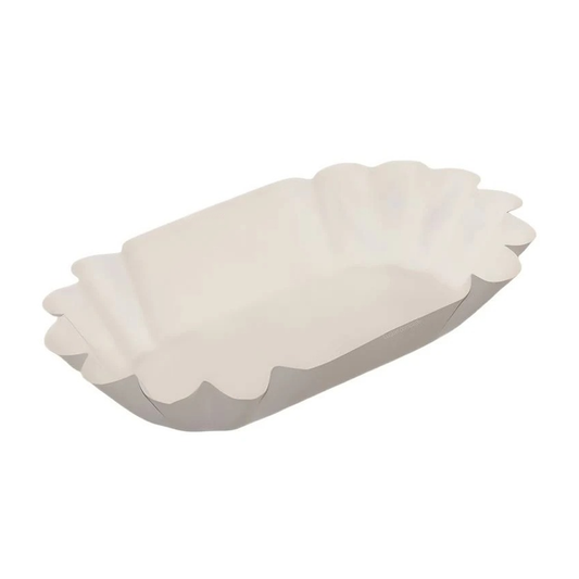 CANASTO CARTON BKN 16.5X25.2CM OVALADO GRANDE X100 UNI