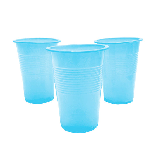 VASO PLASTICO BKN 300CC CELESTE X50U