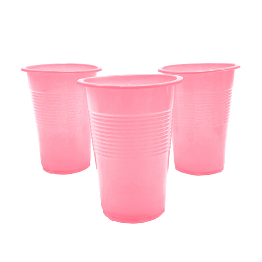 VASO PLASTICO BKN 300CC ROSADO X50U