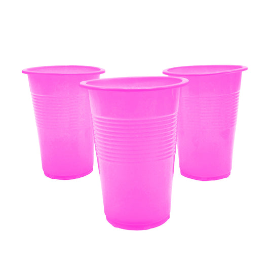 VASO PLASTICO BKN 300CC FUCSIA X50U