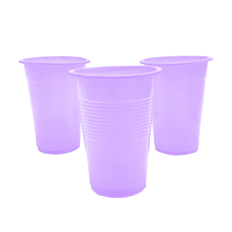 VASO PLASTICO BKN 300CC LILA X50U