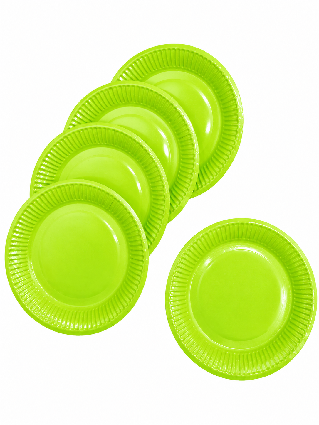 PLATO 7 CARTON VERDE LIMA X25U