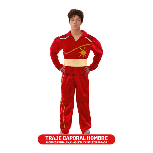 TRAJE CAPORAL HOMBRE ROJO - DIFERENTES TALLAS