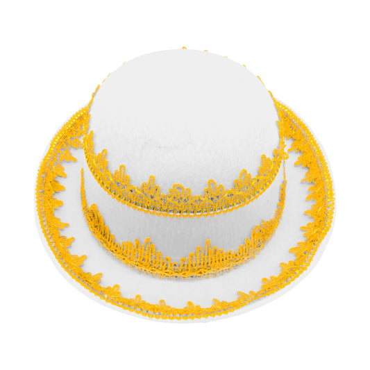 GORRO CAPORAL MUJER INFANTIL BLANCO X1U