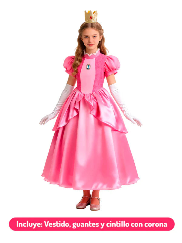 TRAJE PRINCESA FUCSIA - DIFERENTES TALLAS