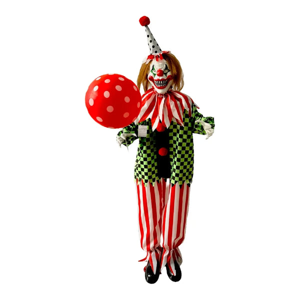 ANIMATRONICS PAYASO SATANICO CON GLOBO 131CM