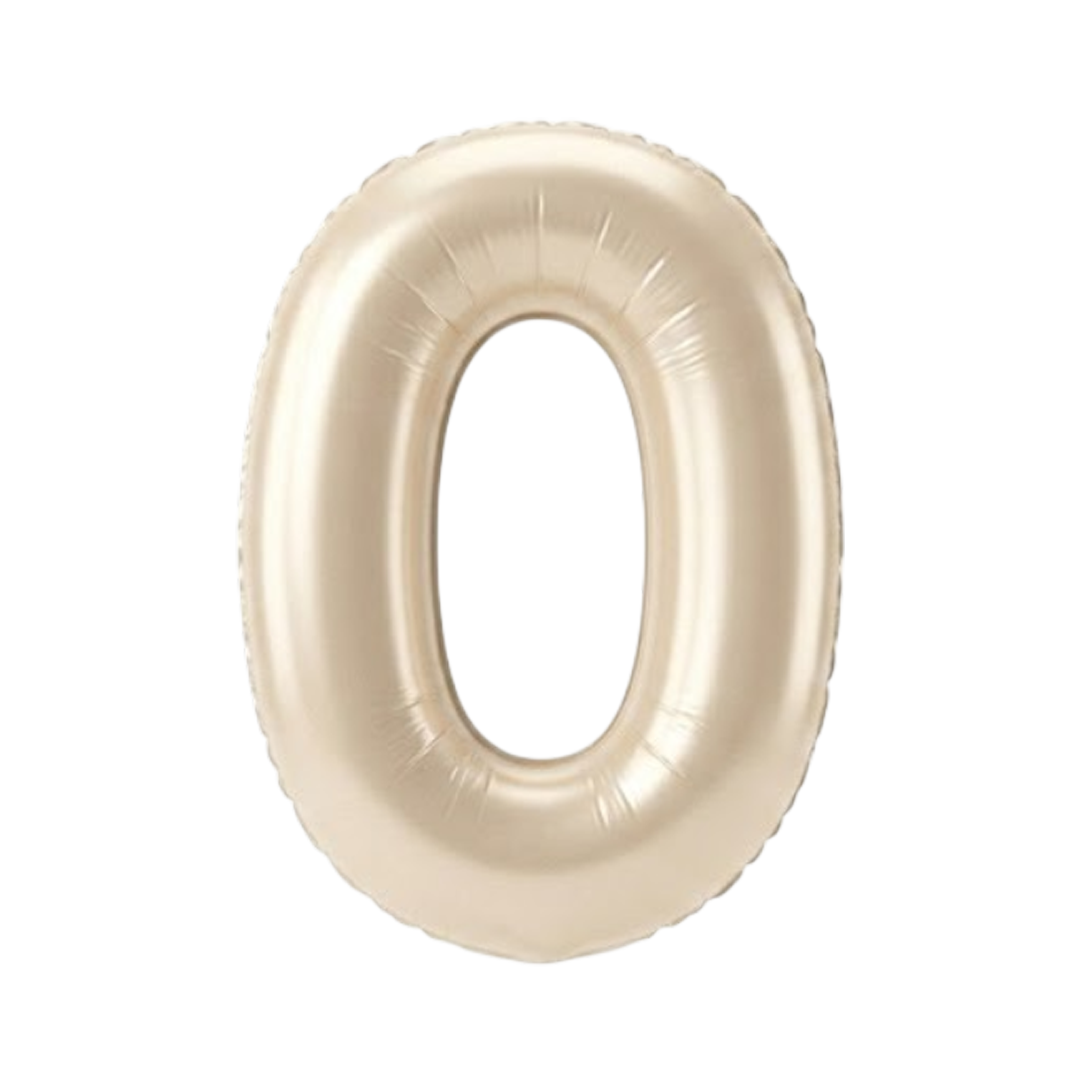 GLOBO METALICO 32 BEIGE PASTEL #0