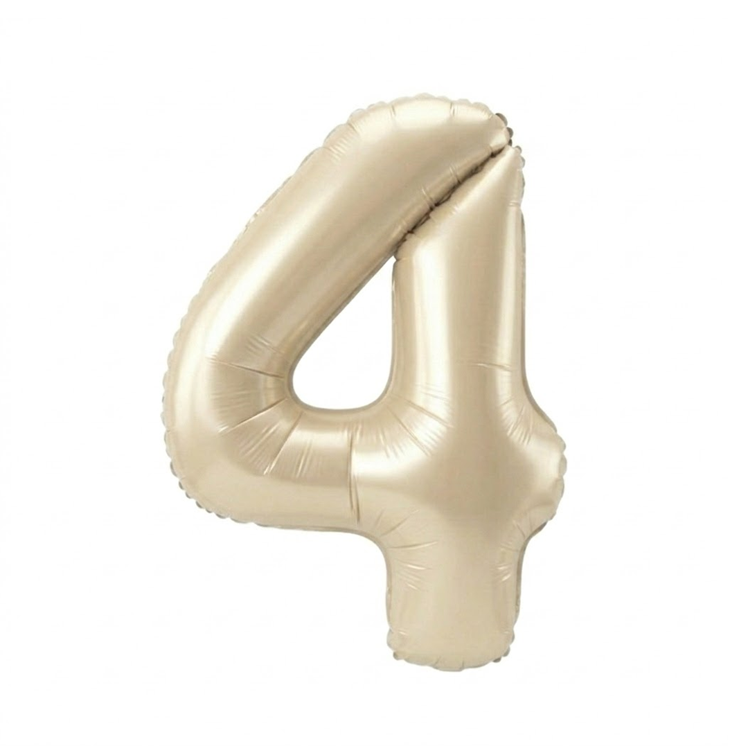 GLOBO METALICO 32 BEIGE PASTEL #4