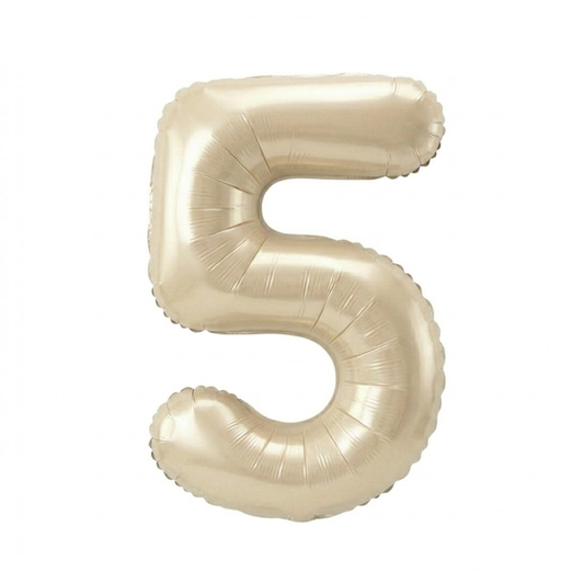 GLOBO METALICO 32 BEIGE PASTEL #5