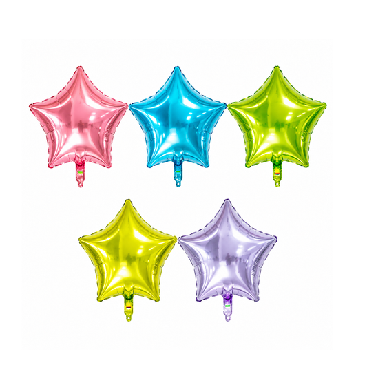 GLOBO ESTRELLA COLOR ALEATORIO 26" 66X66CM