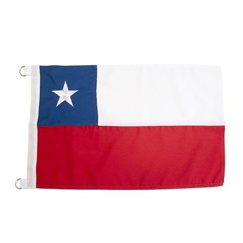 BANDERA CHILENA DE GÉNERO ESCRITORIO 14X21CM X1U