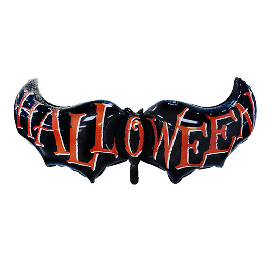 GLOBO METÁLICO MURCIÉLAGO DE HALLOWEEN 123X49CM X1U