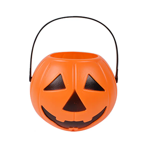 MINI BALDE DE CALABAZA DE HALLOWEEN 11CM X1U
