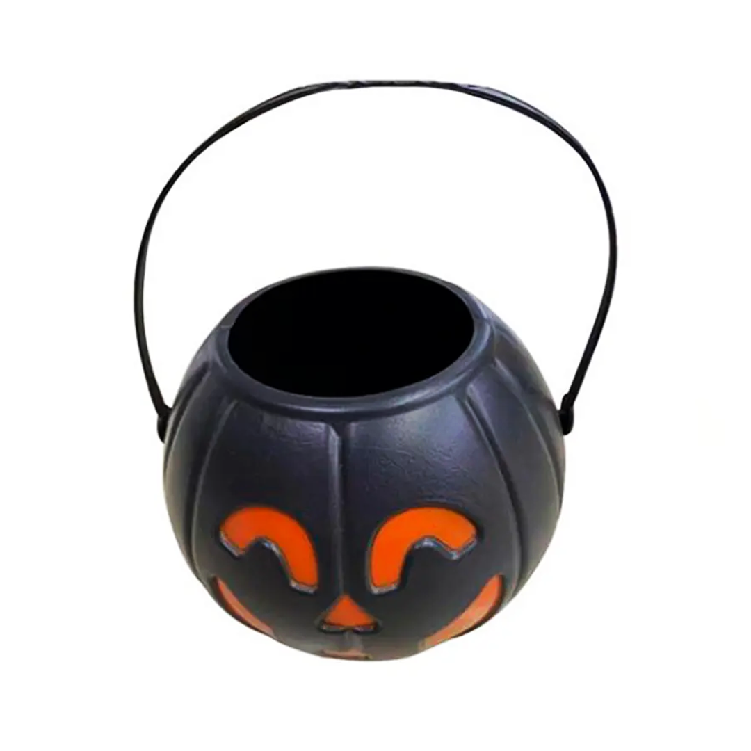 BALDE CALABAZA NEGRA HALLOWEEN 9X11CM X1U