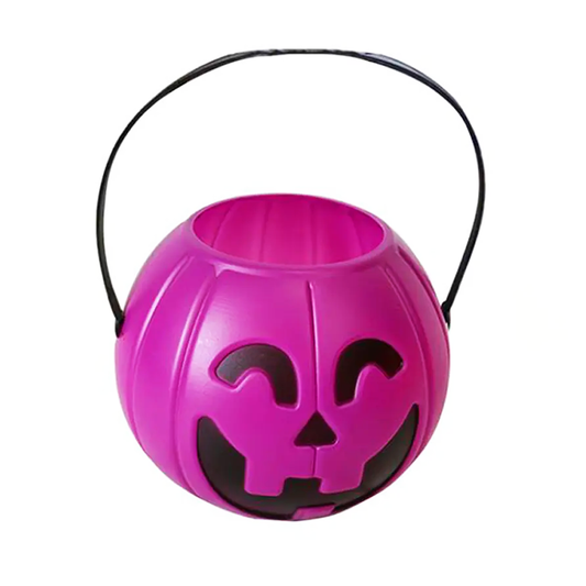 BALDE CALABAZA PÚRPURA HALLOWEEN 9X11CM X1U
