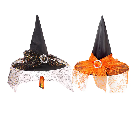 SOMBRERO DE BRUJA 31X54CM X1U