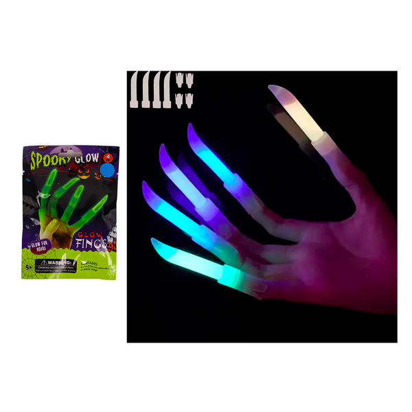 UÑAS FLUORESCENTES DE COLORES MIXTOS 1.5X7CM X4U