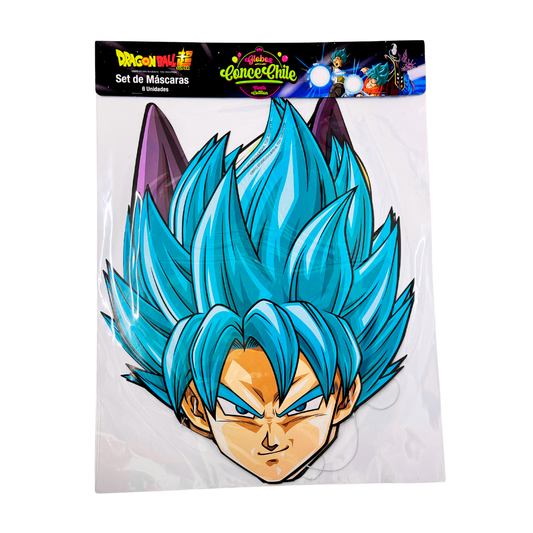 SET  6 MASCARAS DRAGON BALL