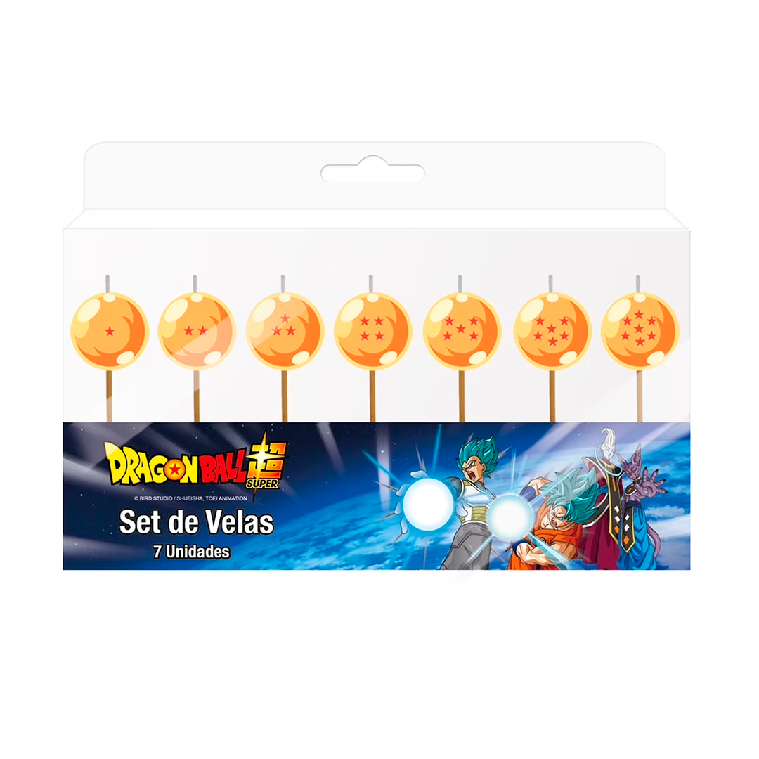VELAS DRAGON BALL X7 PCS PRONOBEL
